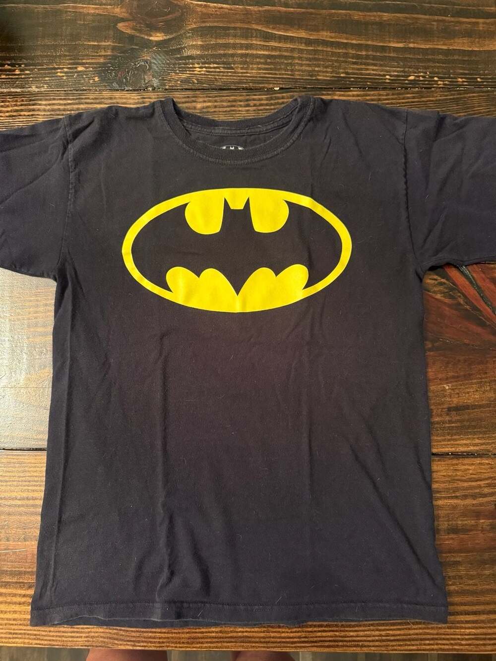 DC Comics Batman Logo Graphic T-Shirt Black youth XXL (18)